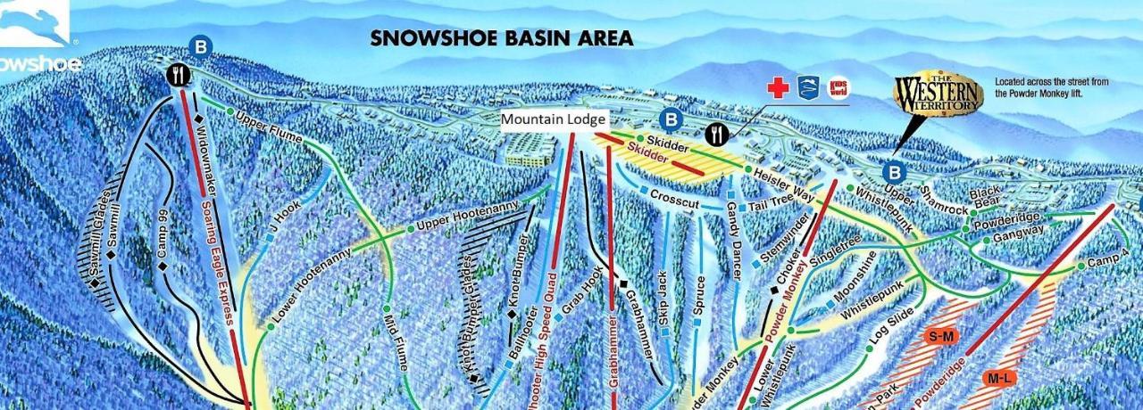 Stroll To Slopes, Village Area, Ski In-Out Mtlodge 304 Snowshoe Buitenkant foto